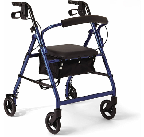 Andador con Freno Doble y Asiento