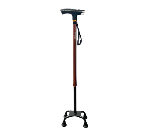 Bastón de 4 patas con luz LED
